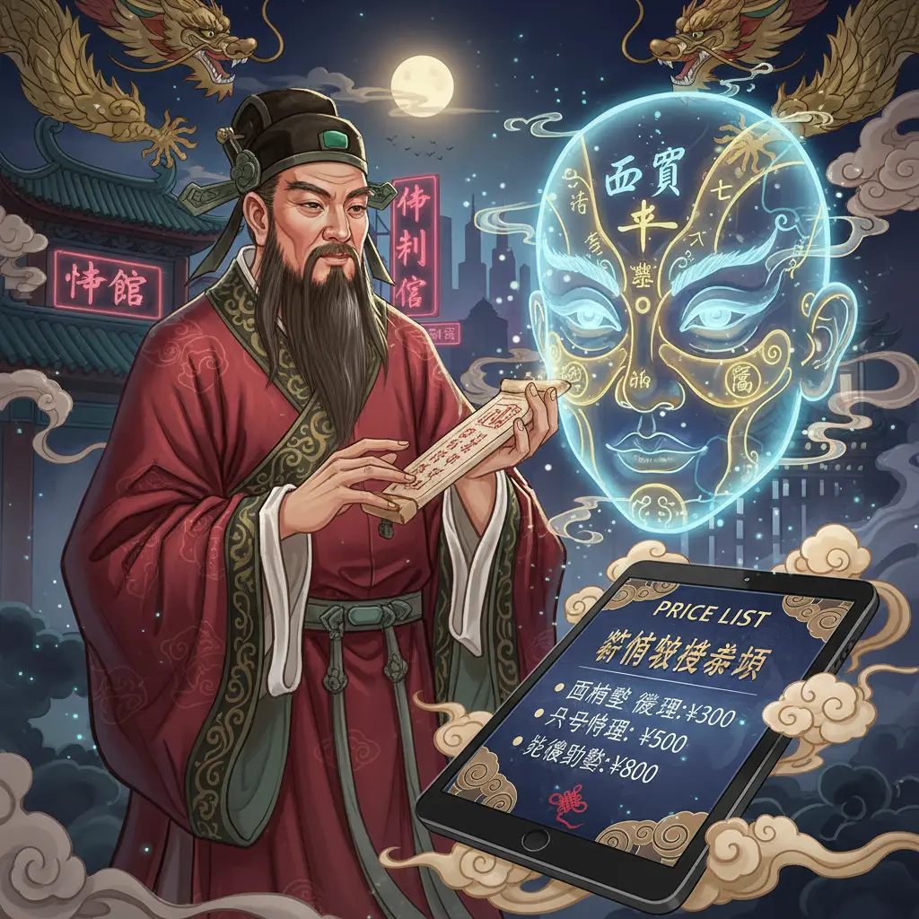 算命收費 - 面相學