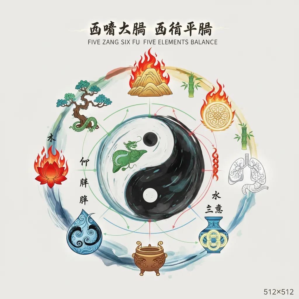 五行平衡 - 五臟六腑