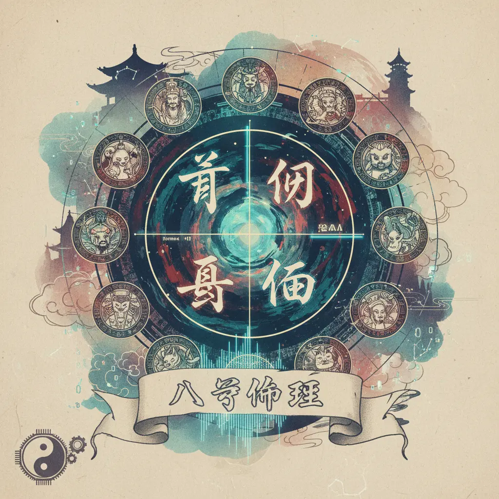 八字命理 - 八字命盤