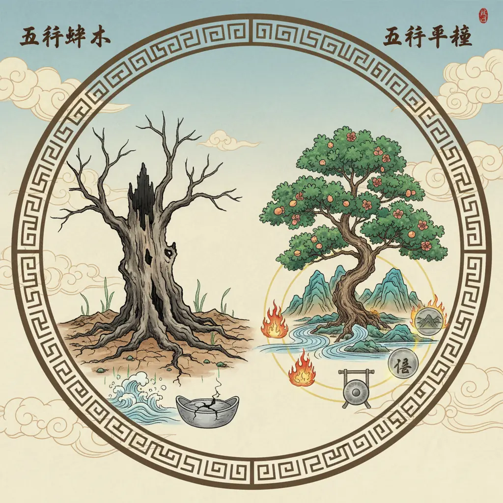 五行平衡 - 五行缺木