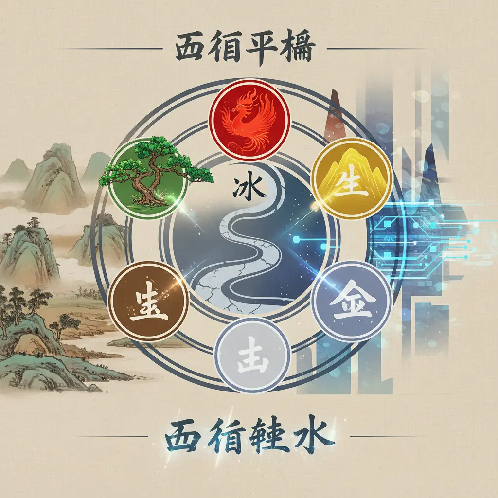 五行平衡 - 五行缺水