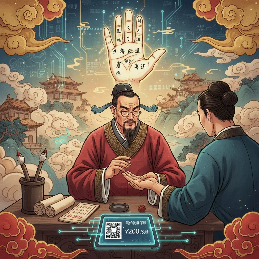 算命收費 - 手相學